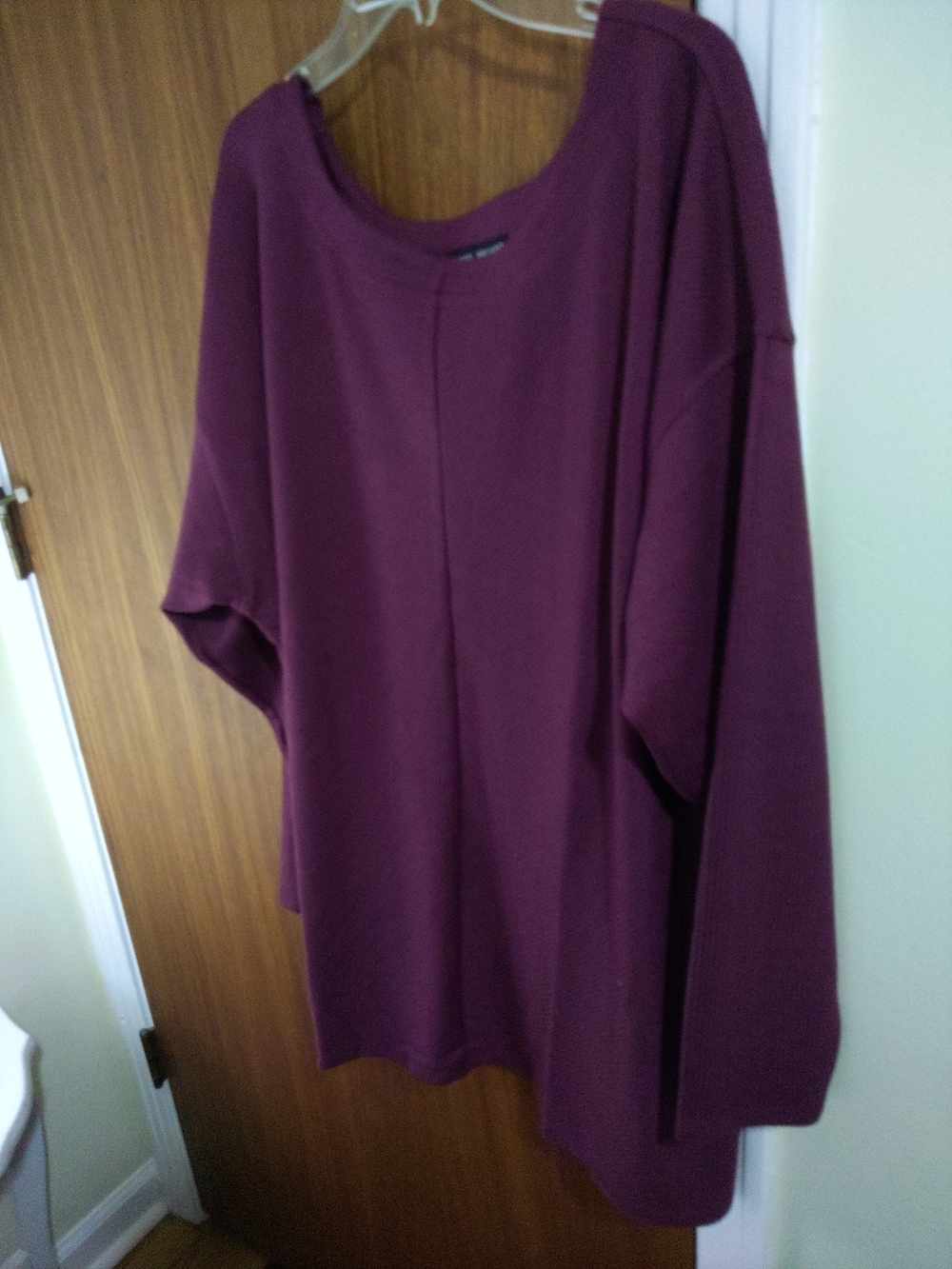 Lane Bryant Plum Crewneck Sweater